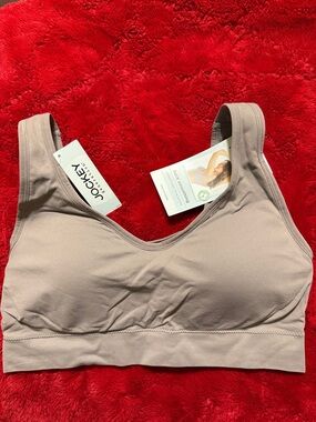 Jockey Seamless Comfort Sports Bra in Taupe